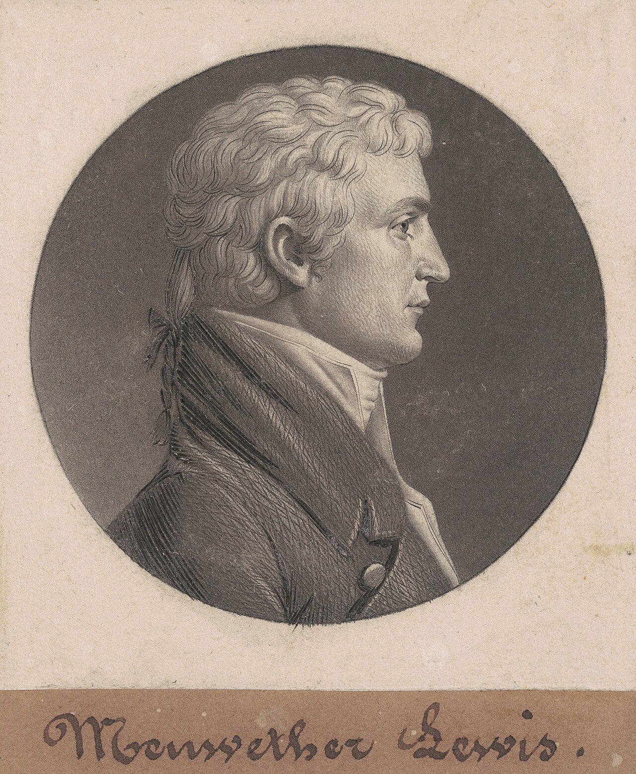 Meriwether Lewis (Profile Portrait)