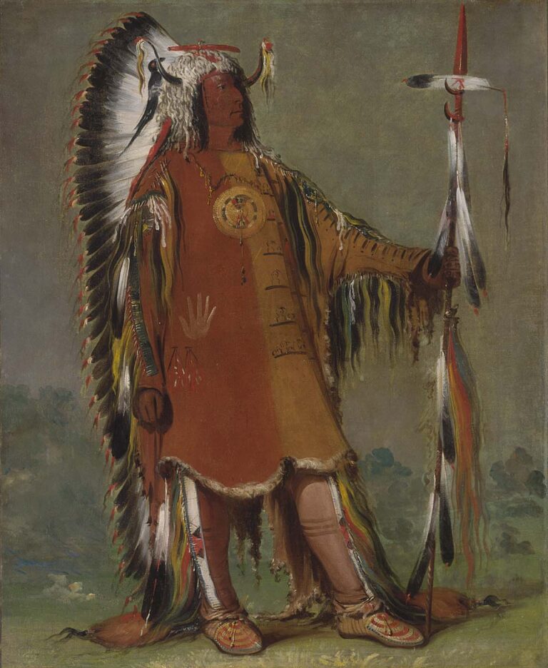 Mah-to-toh-pa, Four Bears, Second Chief in Full Dress