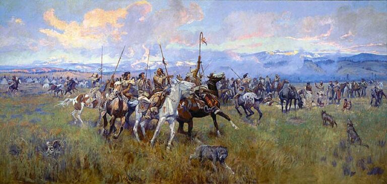 Lewis and Clark Meeting the Flatheads at Ross’ Hole