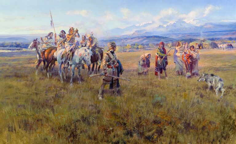 Lewis and Clark Reach Shoshone Camp