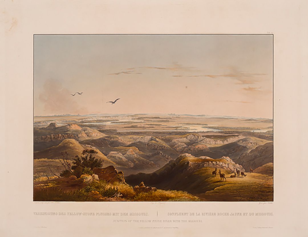 Junction of the Yellowstone River with the Missouri