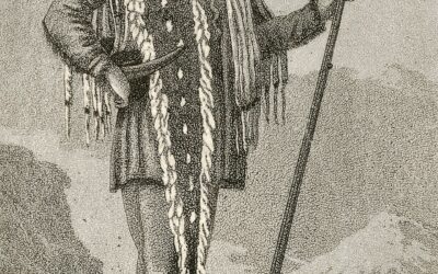 Meriwether Lewis in Shoshone Dress by Charles de Saint-Mémin, 1807