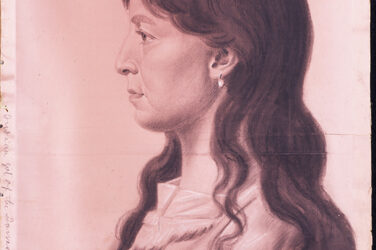 Yellow Corn, Wife of Sheheke, a Mandan by Charles de Saint-Mémin, 1807